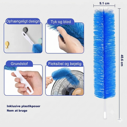 Bøjelig mikrofiber støvopsamler – træk vejret frit igen!