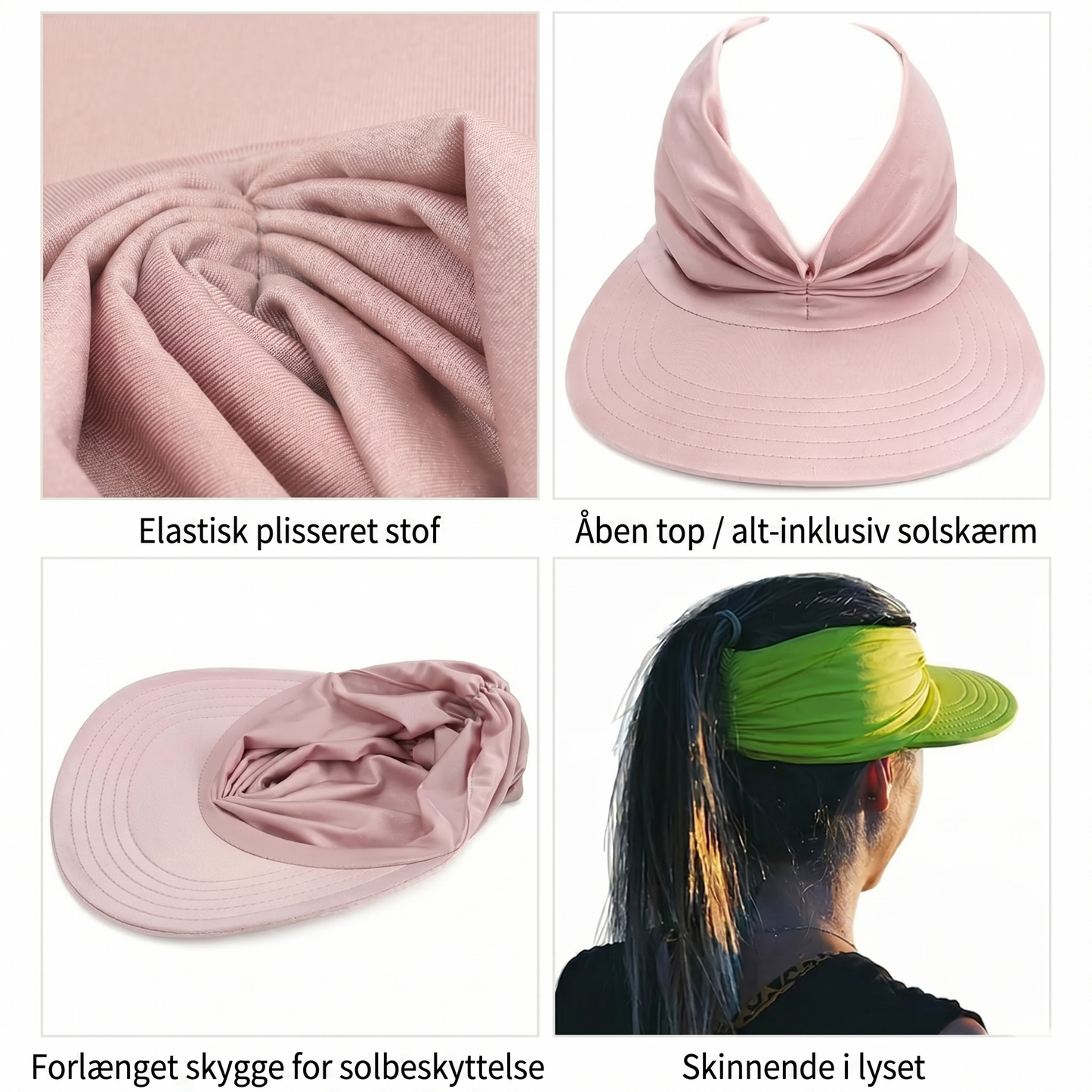 Solskærmskasket til kvinder på stranden