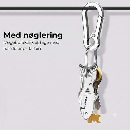 Haj 3-i-1 nøglering-multiværktøj