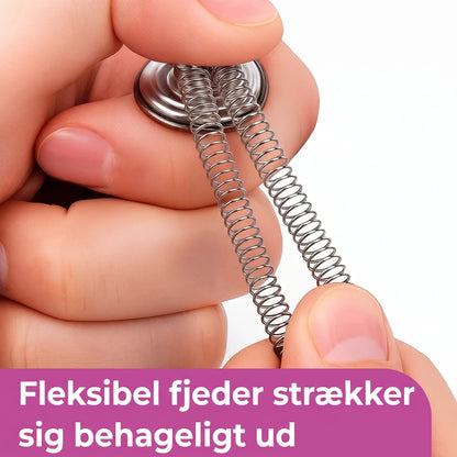 Metalknapforlængere til bukser sæt med 10 stk.