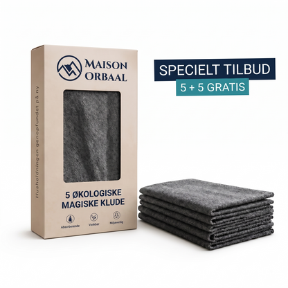Sæt med 10 mikrofiberklude