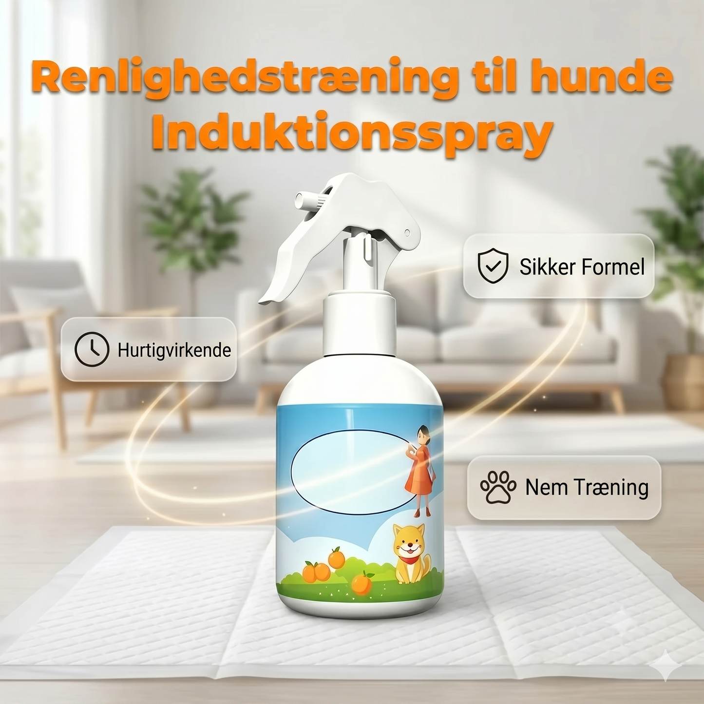 Denne spray tiltrækker din hund eller kat til det rette sted