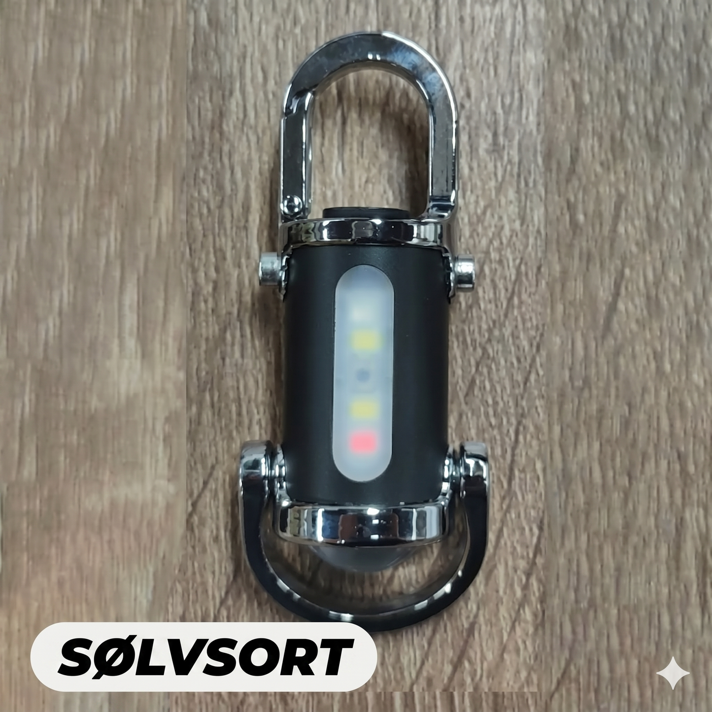 Superstærk mini-nøgleringslygte, vandtæt