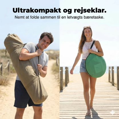 Automatisk pop-up strandtelt