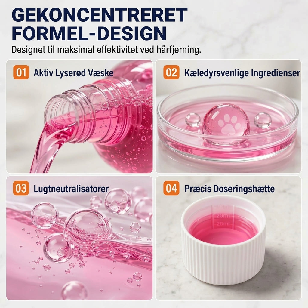 4-i-1 vaskemaskinerens mod kæledyrshår og lugt