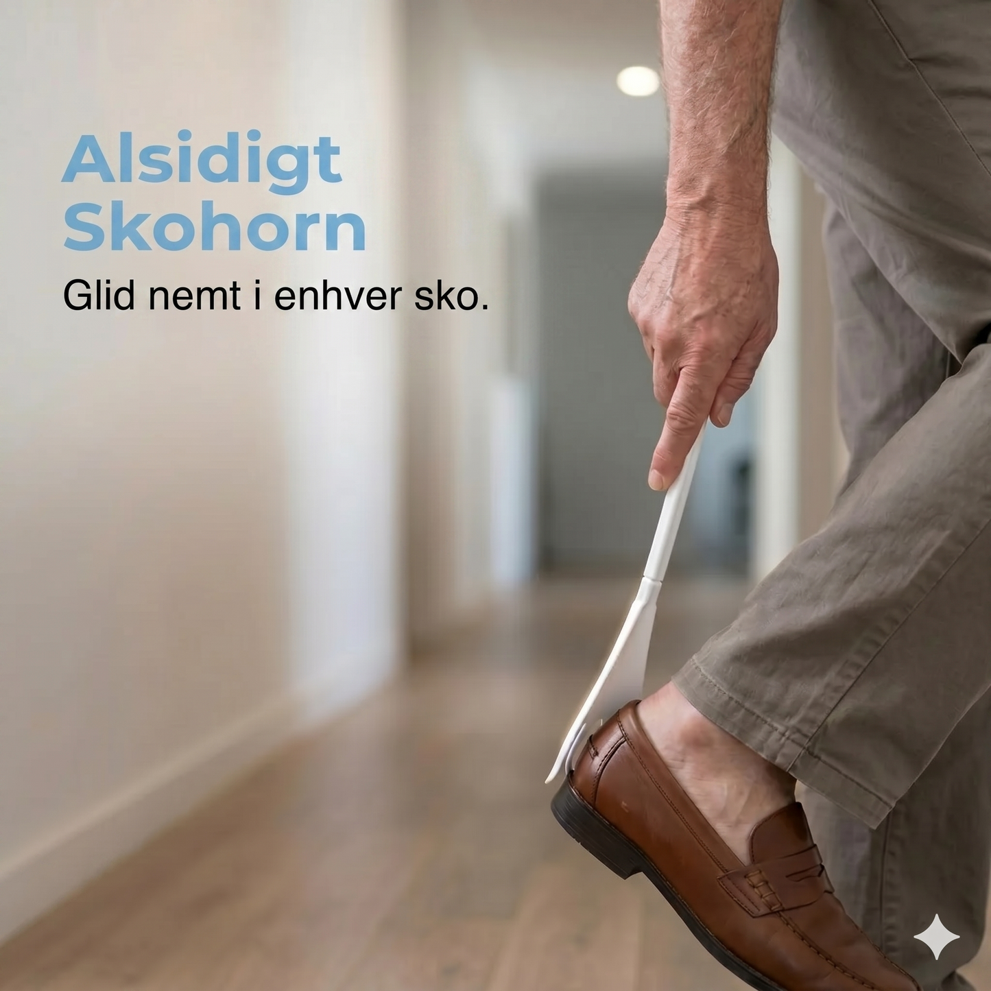Sokkepåtrekker uden bøjning med trækløkker