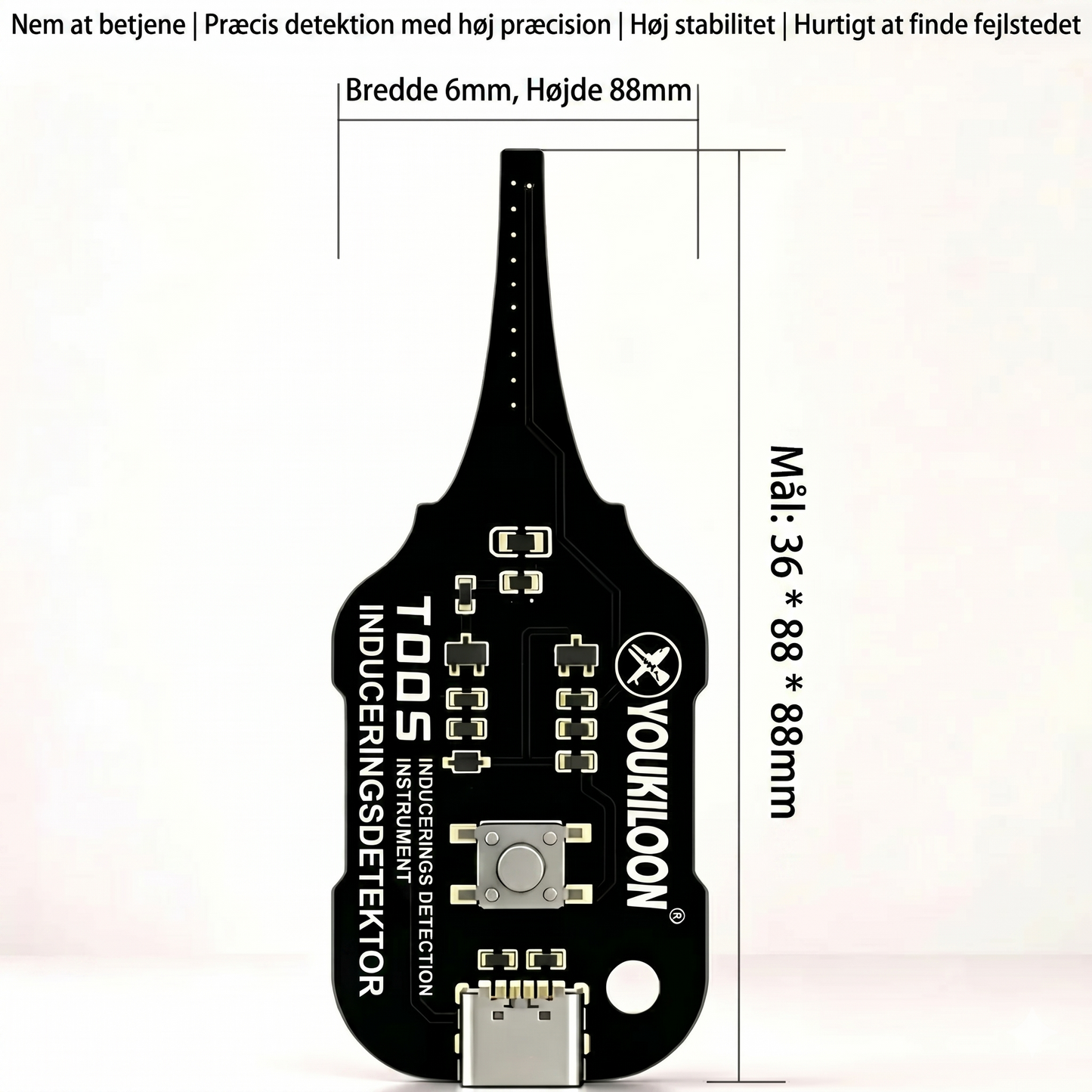 In-circuit induktortester