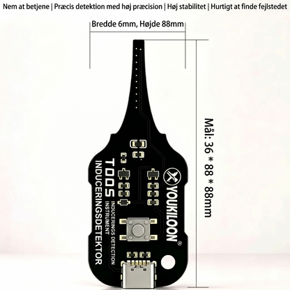 In-circuit induktortester