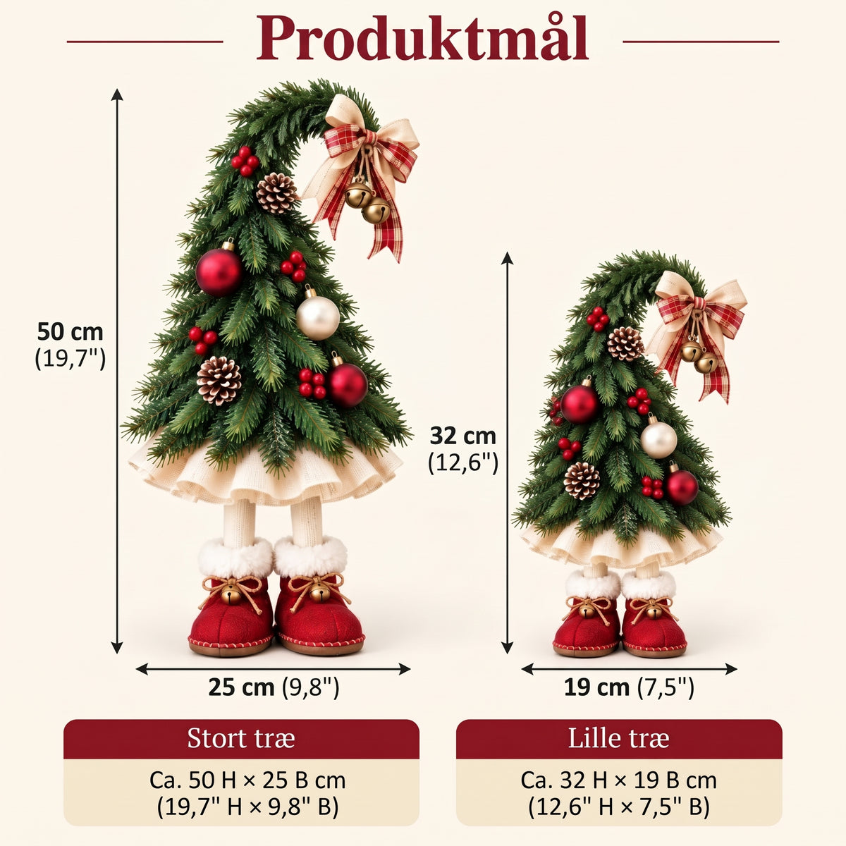Juletræspynt med legesyge nisser