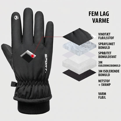 Termohandsker med 3M Thinsulate isolering