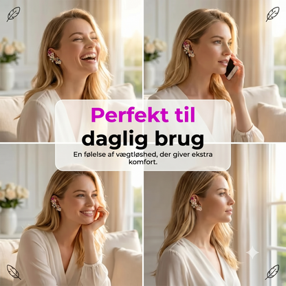 Sæt med 2 blomsterøreringe