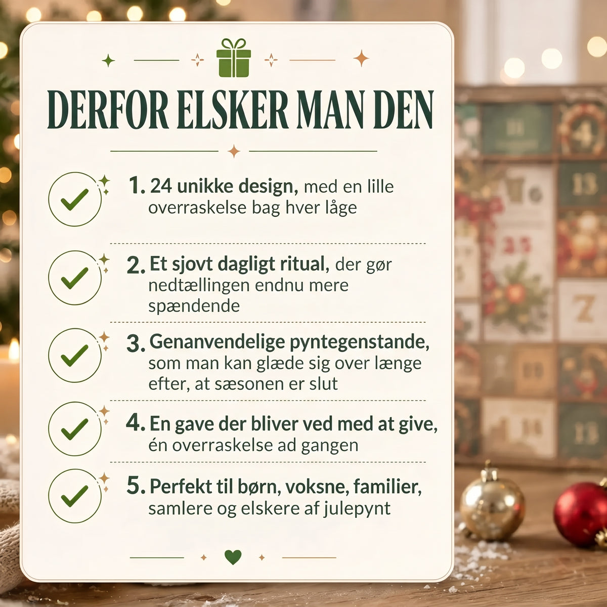 Gin julekalender 2026 med 24 miniaturer