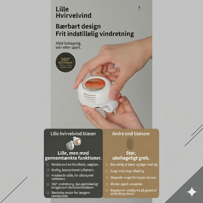 Bærbar miniventilator