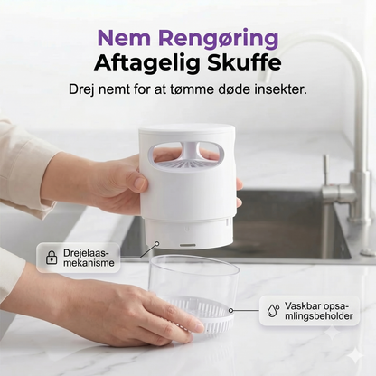 UV-myggelampe – med USB, kemikaliefri, ultrastille