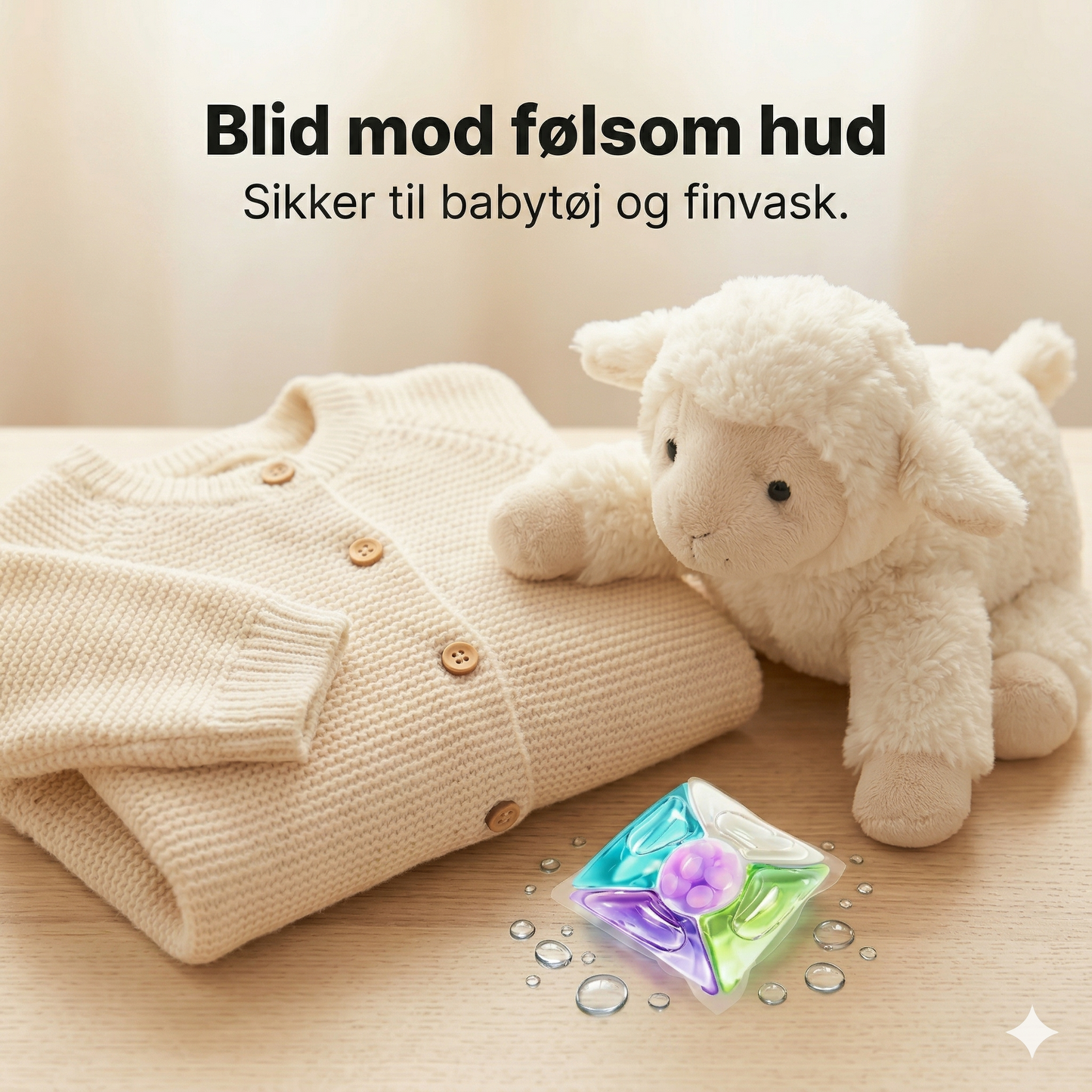 Vaskemiddelkapsler til grundig rengøring og sterilisering (11g*5 stk.)