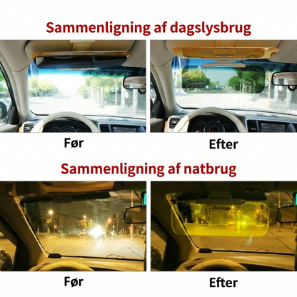 Clip-on antiblændingsvisir til bilen