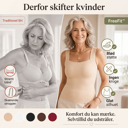 ReeFit bh-top uden bøjle med behagelig støtte