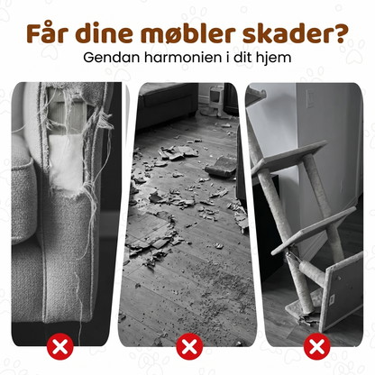 2-i-1 sisal kradsemøbel til katte