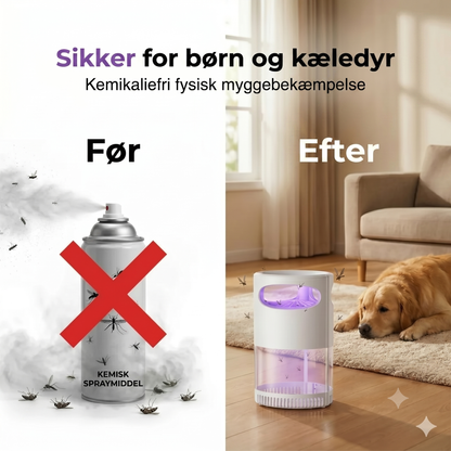 UV-myggelampe – med USB, kemikaliefri, ultrastille