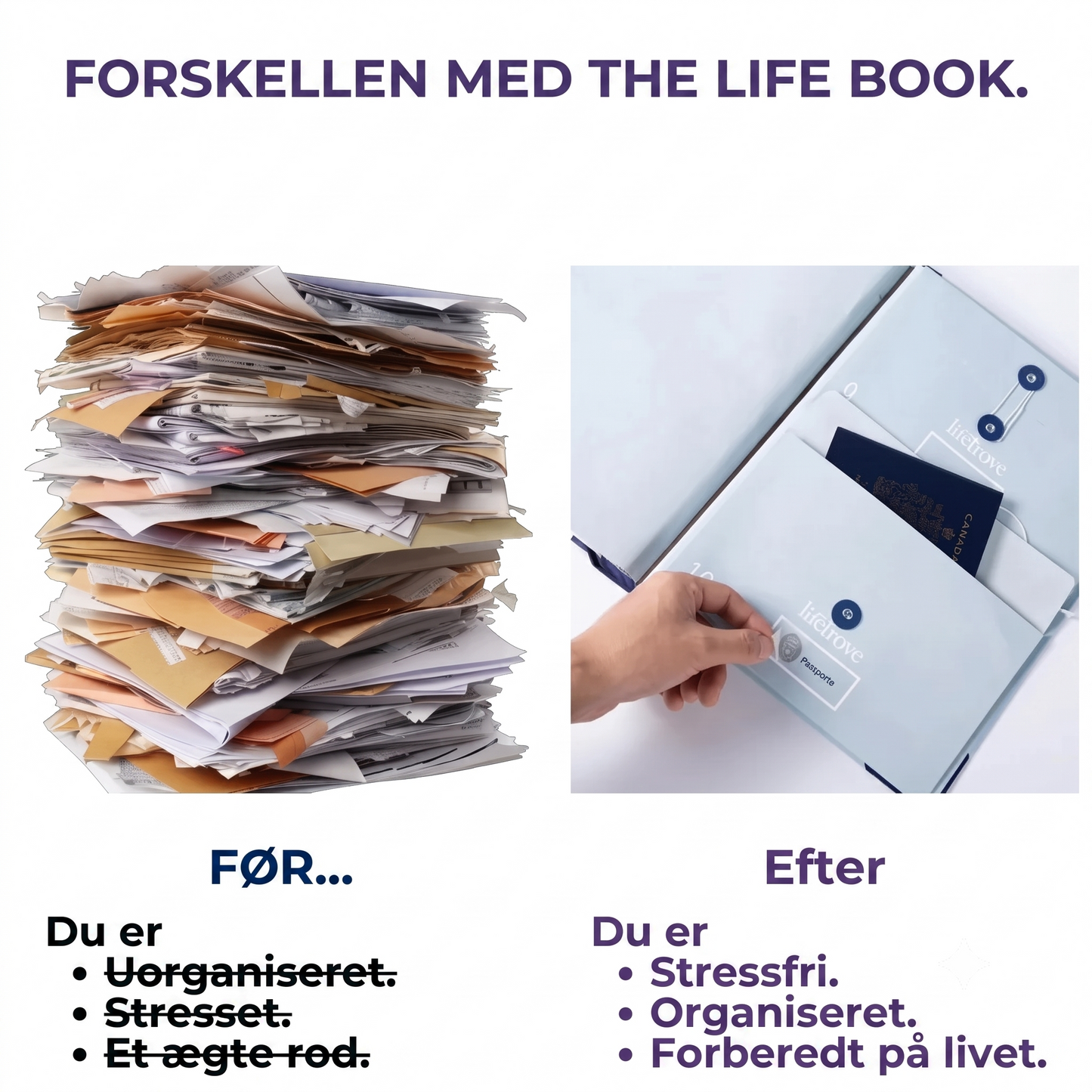 Personlig livsplanlægger og organisationsbog