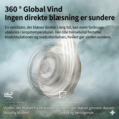 Bærbar miniventilator