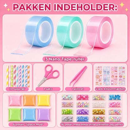 DIY Bubble Squishies hobbykit med 41 dele