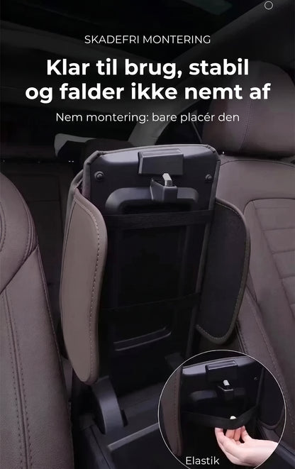 Armlænsbetræk til bilens midterkonsol med sidelommer