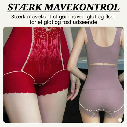 Højtaljede shaping-shorts til kvinder