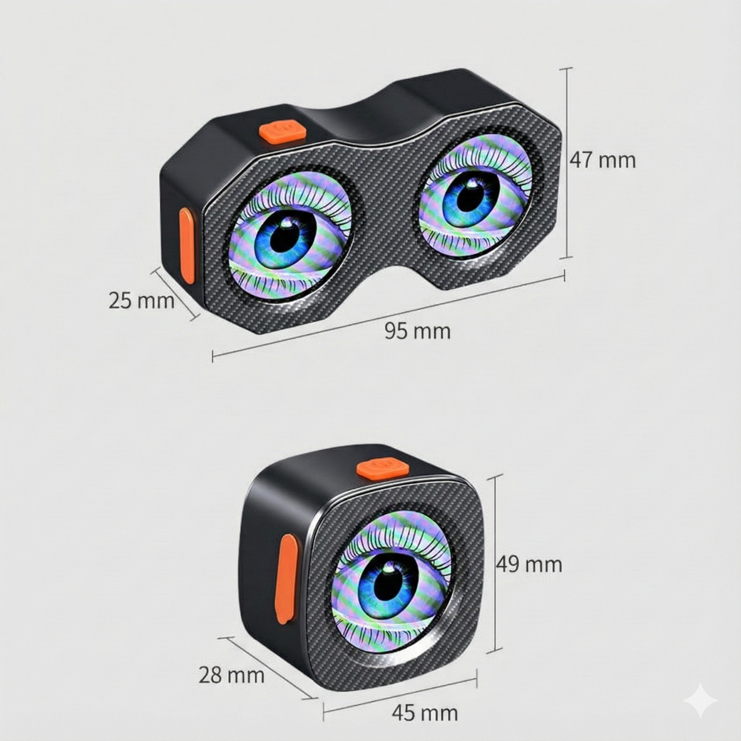 Dynamisk Devil's Eye baglygte