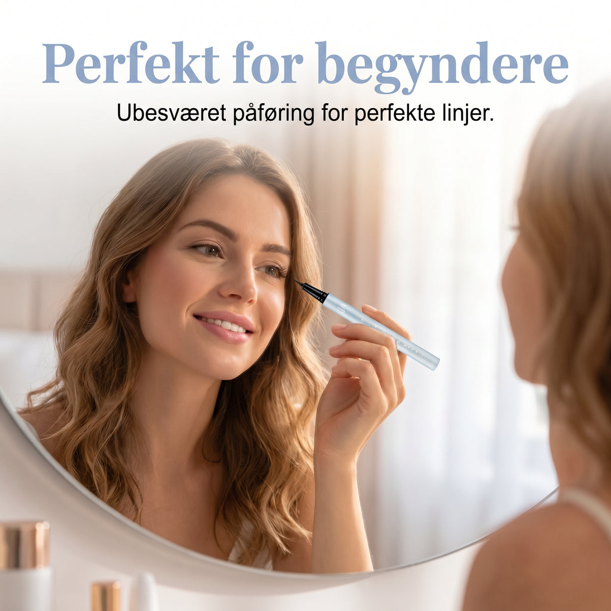 Vandfast eyelinerpen til præcise linjer