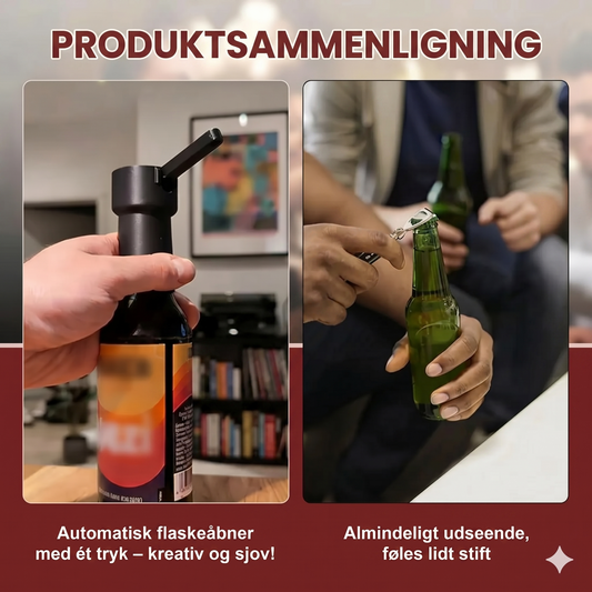 Sæt med 3 ølflaskeåbnere med håndtag