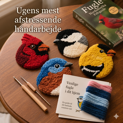 Kreativt DIY-broderisæt til bordskånere