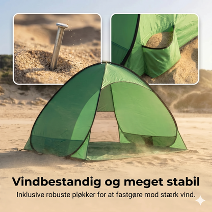 Automatisk pop-up strandtelt