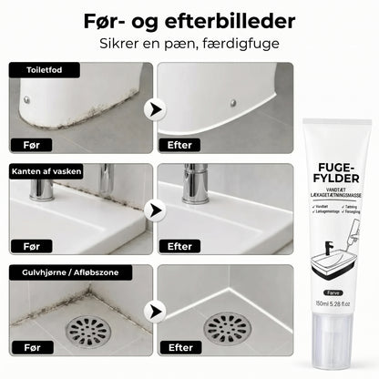 Vandtæt fugemasse i presseslange