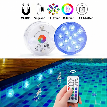 Vandtæt RGB-belysning til swimmingpool