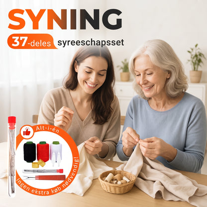 Bærbart sysæt med 37 dele