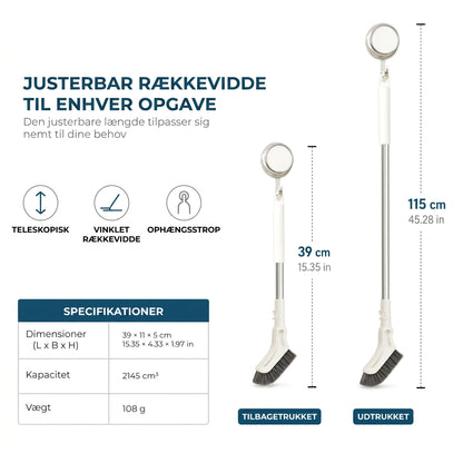 Teleskopisk fugebørste