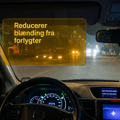 Clip-on antiblændingsvisir til bilen
