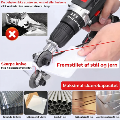 Metalsavadapter til boremaskine