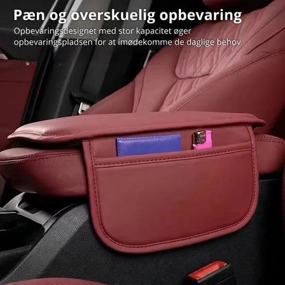 Armlænsbetræk til bilens midterkonsol med sidelommer