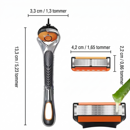 ProShave 6 – Barberblade med 6 blade i en pakke med 24/48 stk.