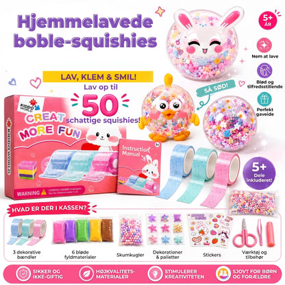 DIY Bubble Squishies hobbykit med 41 dele