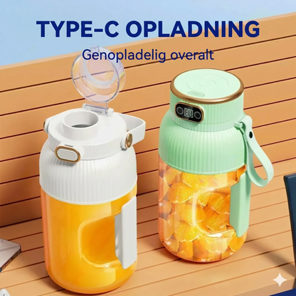 Multifunktionel bærbar juicekop