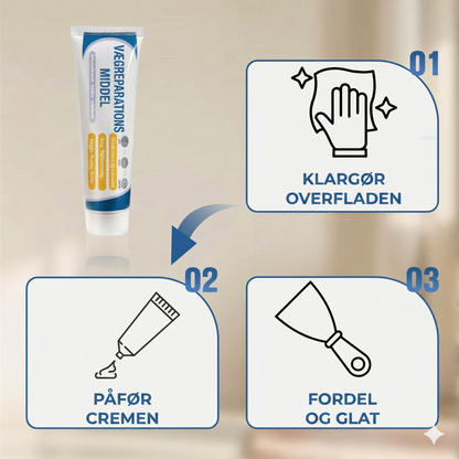 Gipsplade reparationssæt (med skraber)