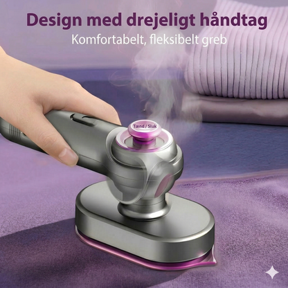 Bærbar hånddamper til tøj