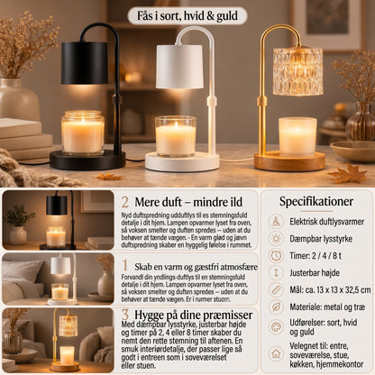 Lysvarmelampe uden åben ild