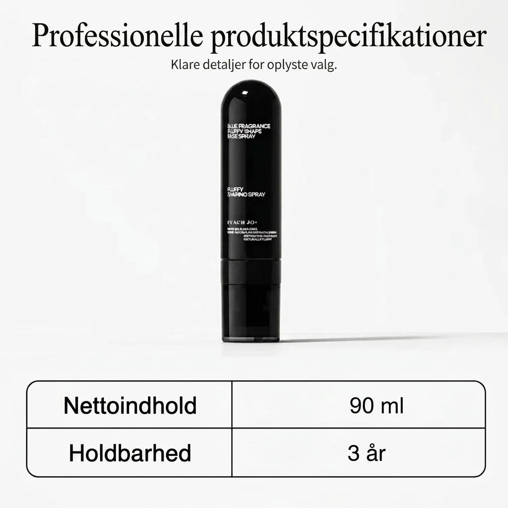 Volumengivende hårspray med ferskenduft til fint hår
