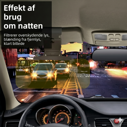 Clip-on antiblændingsvisir til bilen