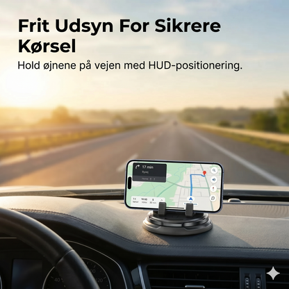 360° drejbar telefonholder til instrumentbrættet