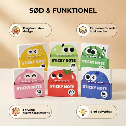 Fruitmonster pop-up sticky notes 80 ark